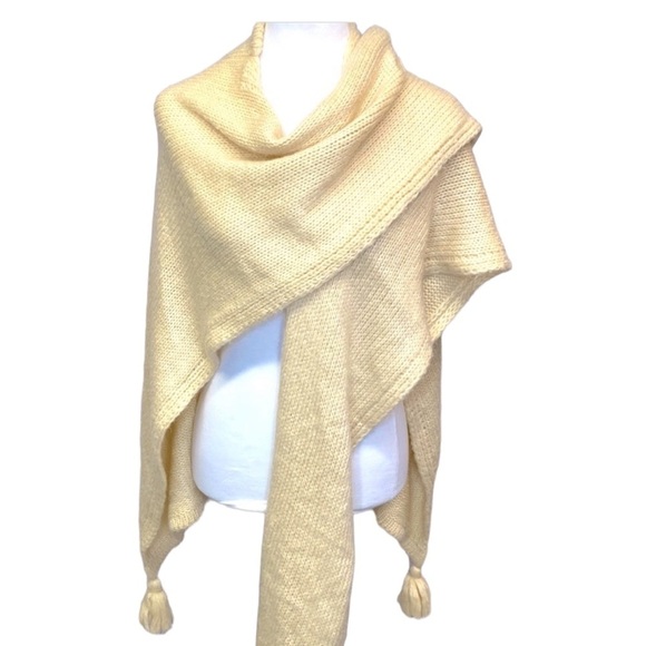 Do everything in love Sweaters - Do Everything In Love Scarf Sweater Wrap Tassels